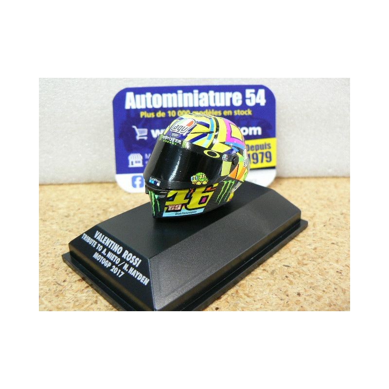 2017 Moto GP AGV Valentino Rossi Nieto - Hayden Tribute 399170056 Minichamps