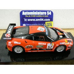 2009 Ferrari F430 n°57 Italian GT3 Champion W1776 Mattel Elite