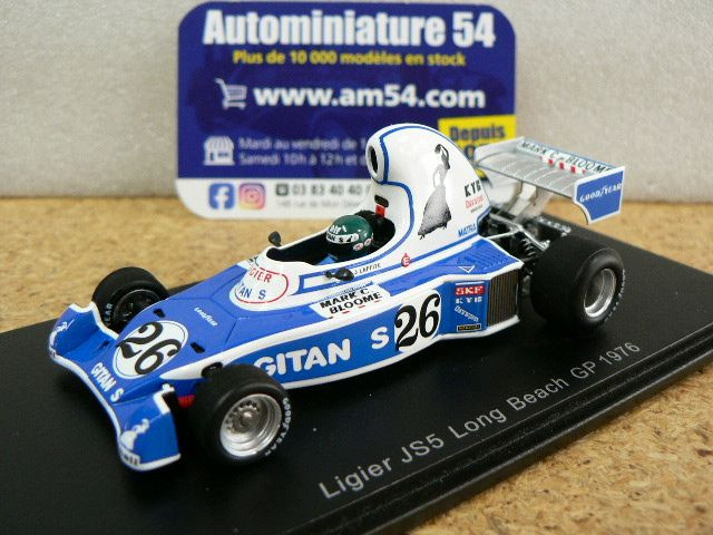 Ligier F1 Js5 #26 4Th Gp Long Beach 1976 J.Laffite SPARK 1:43 S1630 Modellbau