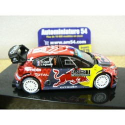 2019 Citroen C3 WRC n°1 Ogier - Ingrassia 1st Winner Monte Carlo RAM699 Ixo Model