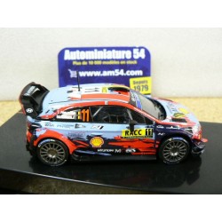 2019 Hyundai i20 Coupe WRC n°11 Neuville - Gilsoul 1st winner Catalunya RAM732 Ixo Models