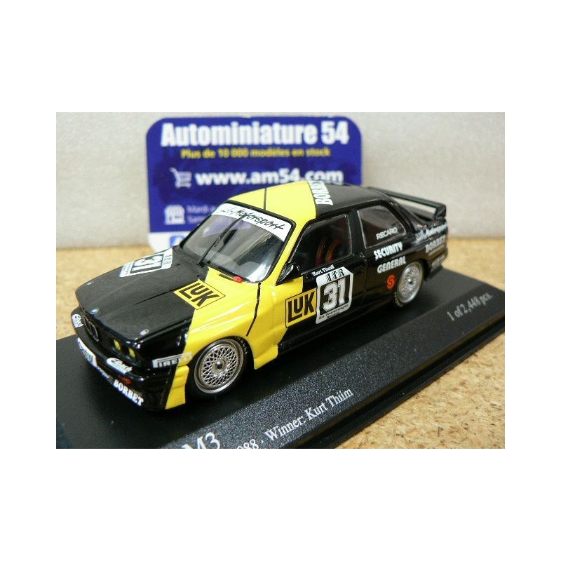 1988 BMW M3 E30 Kurt Thhiim n°31 Eifelrennen DTM 1st winner 400882031 Minichamps