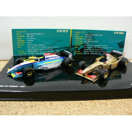 1995-96 Jordan Set 3/5 195 Peugeot & 196 Peugeot 402109596 Minichamps