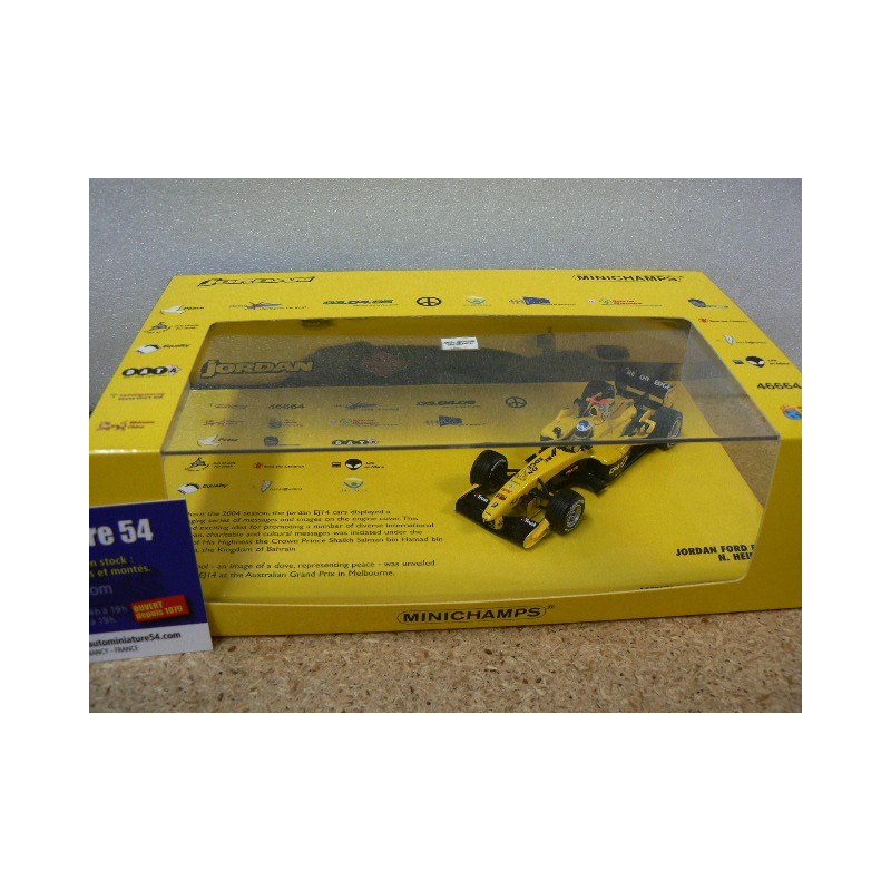 2004 Jordan Set EJ14 N.Heifeld 402040018 Minichamps