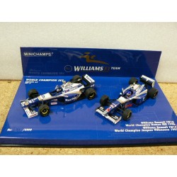 1996 - 1997 Williams Renault  World Champion Set FW18 Damon Hill & FW19 J.Villeneuve 402969701 Minichamps