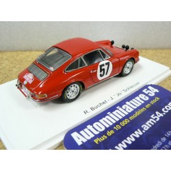 1966 Porsche 911S n°57 Buchet - Jo Schlesser Monte Carlo S6603 Spark Model