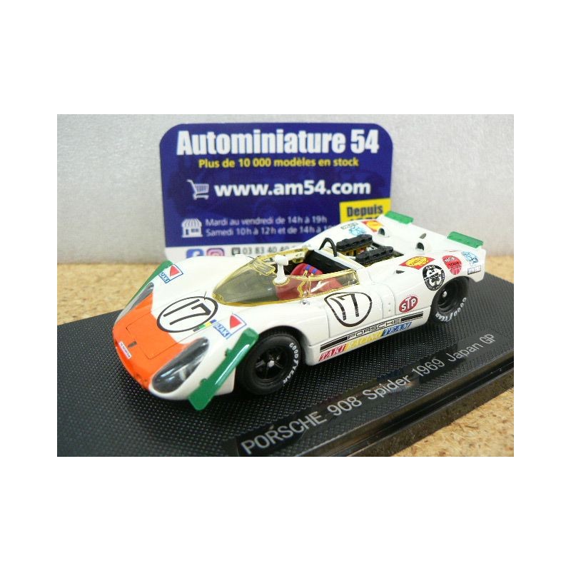 1969 Porsche 908 Spider n°17 Japan GP 43728 Ebbro