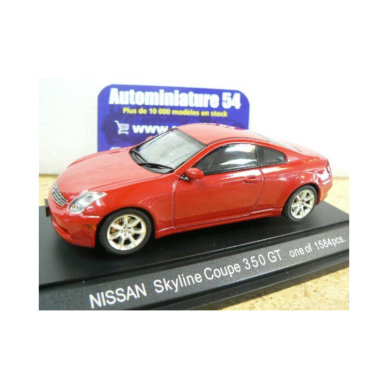 Nissan Skyline coupe 350 GT Red 43487 Ebbro