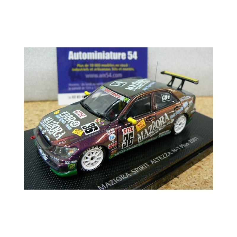 2001 Toyota( lexus IS200) Altezza N-1 Maziora Spirit n°36 JGTC 43516 Ebbro