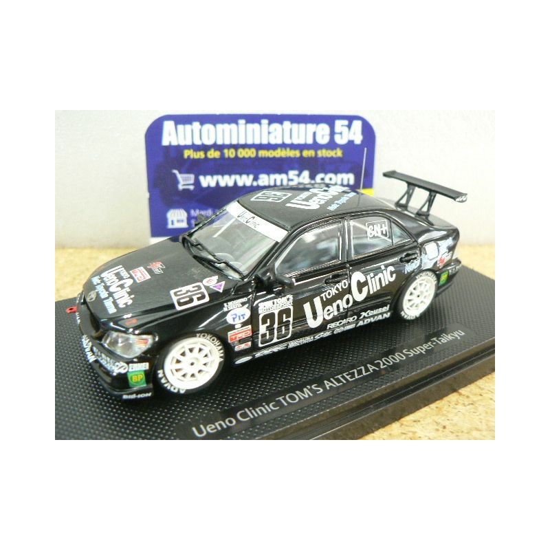 2000 Toyota (lexus IS200) Ueno Clinic TOM'S Altezza n°36 JGTC 44081 Ebbro