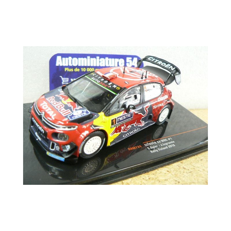 2019 Citroen C3 WRC n°1 Ogier - Ingrassia Finland RAM724 Ixo Model