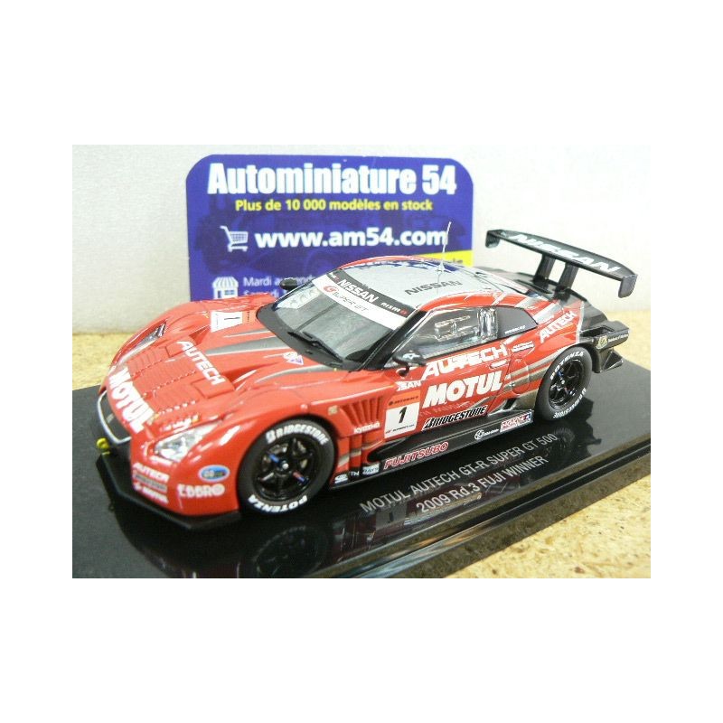2009 Nissan GT-R Motul Autech SUPER GT500  JGTC Rd 3 Winner Fuji n°23 44232 Ebbro