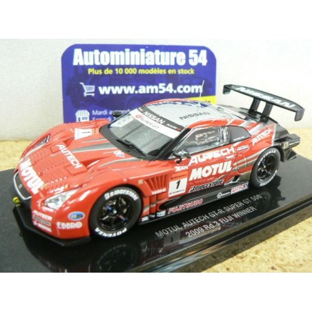 2009 Nissan GT-R Motul Autech SUPER GT500  JGTC Rd 3 Winner Fuji n°23 44232 Ebbro