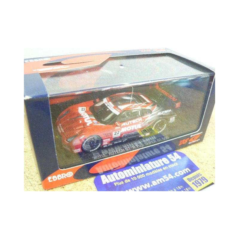 Nissan Gt-R N.22 Motul Fuji Super Gt 2008 1:43 Model 44128 EBBRO