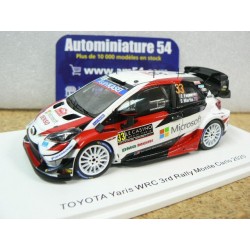 2020 Toyota Yaris WRC n°33 Evans - Martin Monte Carlo S6552 Spark Model