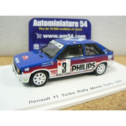 1987 Renault 11 Turbo n°3 Ragnotti - Thimonier Monte Carlo S5567 Spark Model