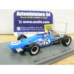 1968 Matra MS10 n°15 Jackie Stewart 1st Winner US GP S7182 Spark Model