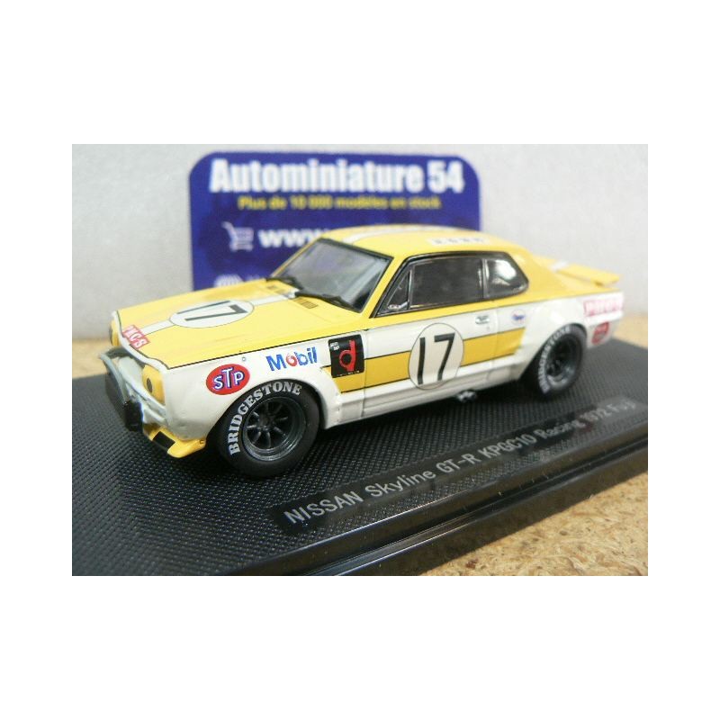 1972 Nissan Skyline GTR KPGC 10 n°17 Fuji 44140 Ebbro