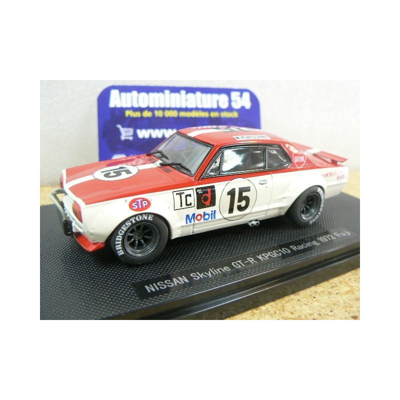 1972 Nissan Skyline GTR KPGC 10 n°15 Fuji 44138 Ebbro