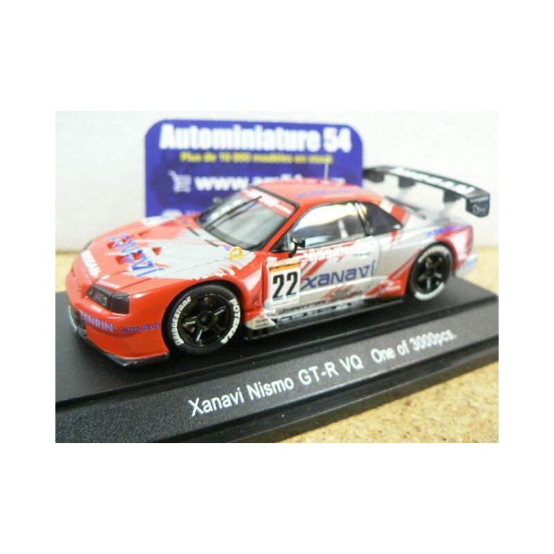 2002 Nissan Nismo Xanavi Skyline GTR R34 n°22 JGTC 43376 Ebbro