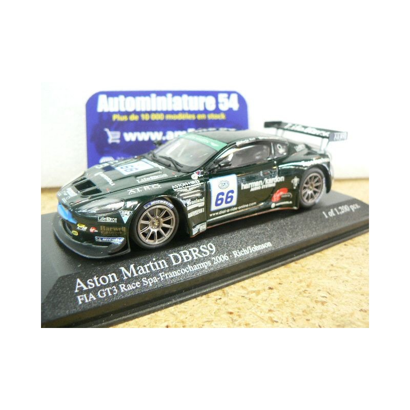 2006 Aston Martin DBRS9 n°66 Johnson -Rich FIA GT3 Spa 400061366 Minichamps