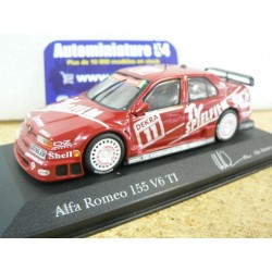 1994 Alfa Roméo 155 V6 Ti n°11 Danner Rouge clair DTM  430940211 Minichamps