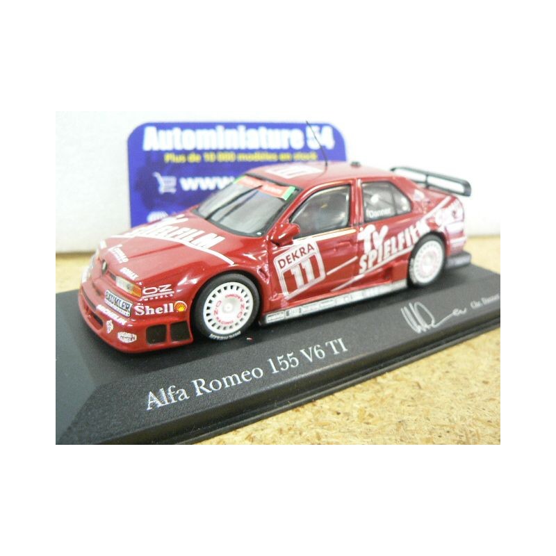 1994 Alfa Roméo 155 V6 Ti n°11 Danner Rouge clair DTM  430940211 Minichamps