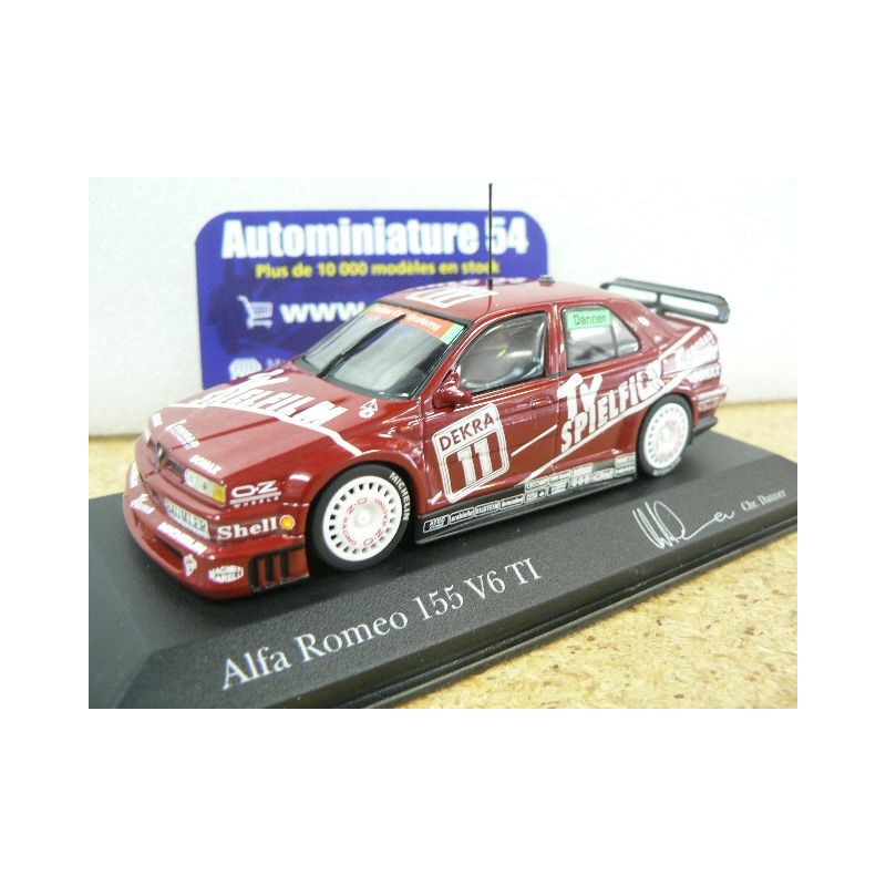 1994 Alfa Roméo 155 V6 Ti n°11 Danner Rouge DTM  430940111 Minichamps