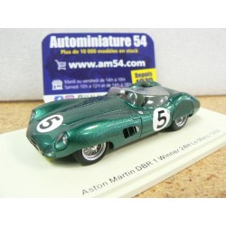 1959 Aston Martin DBR 1 n°5 Shelby - Salvadori 1st Le Mans 43lm59 Spark Models