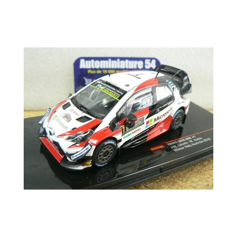 2018 Toyota Yaris WRC n°7 Latvala - Anttila 1st Winner Australia RAM689 Ixo Model