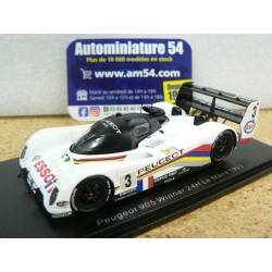 1993 Peugeot 905 n°3 Hélary - Bouchut - Brabham Le Mans 43lm93 Spark Model