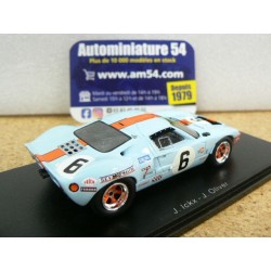 1969 Ford GT40 n°6 Ickx - Oliver 1st winner Le Mans 43LM69 Spark Model