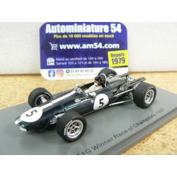 1967 Eagle T1G n°5 Dan Gurney 1st Winner Race of Champion Mexico GP S2398 Spark Model