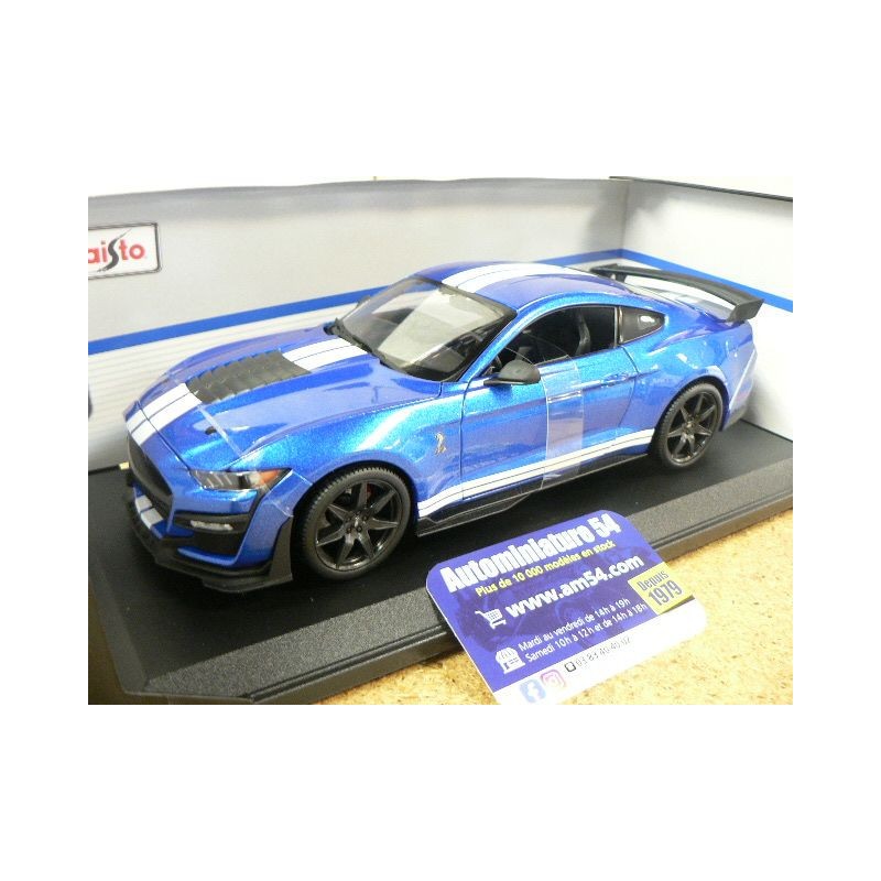 Ford Mustang Shelby GT500 Bleue 2020 31388B Maisto