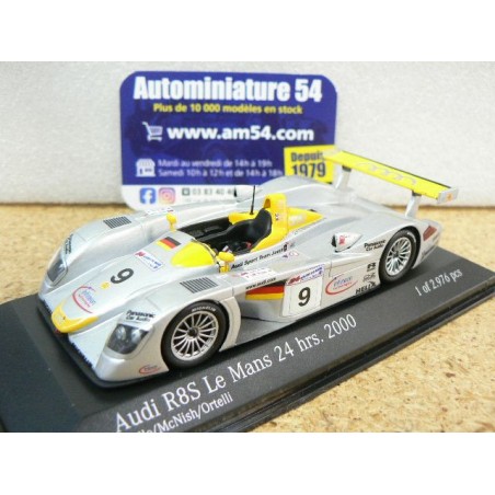 2000 Audi R8S n°9 Aiello - McNish - Ortelli 2nd Le Mans 430000909 Minichamps