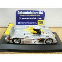 2000 Audi R8S n°9 Aiello - McNish - Ortelli 2nd Le Mans 430000909 Minichamps