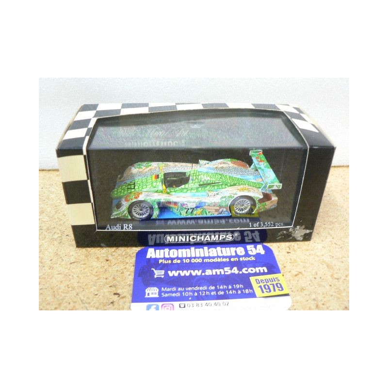 PMA ミニチャンプス 1/43 2000年 アウディ R8 ALMS Adelaide