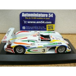 2001 Audi R8 n°3 Herbert - Kelleners - Theys Le Mans 400010903 Minichamps