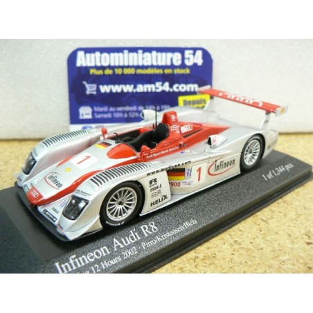 2002 Audi R8 n°1 Biela - Christensen - Pirro Sebring 400021391 Minichamps