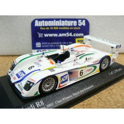 2003 Audi R8 n°6 Pirro - Letho - Johansson 3rd Le Mans Class Winner 400031306 Minichamps