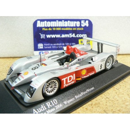 2006 Audi R10 n°8 Biela - Werner - Pirro 1st Winner Le Mans 400061608  Minichamps