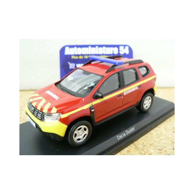 Dacia Duster 2018 POMPIERS SECOURS MEDICAL NOREV Echelle 1//43 NO 509013