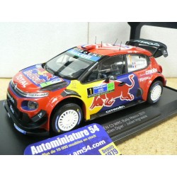 2019 Citroen C3 WRC N°1 Ogier - Ingrassia 1st Winner Mexico 181646 Norev