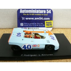 1970 Porsche 908-03 n°40 Rodriguez - Kinnunen 2nd Targa Florio  S4626 Spark Model