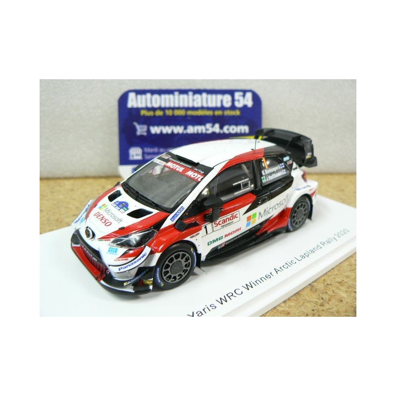 2020 Toyota Yaris WRC n°1 Rovanpera - Halttunen 1st Winner Artic Lapland Rally S6567 Spark Model