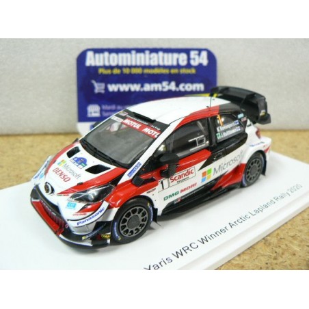 2020 Toyota Yaris WRC n°1 Rovanpera - Halttunen 1st Winner Artic Lapland Rally S6567 Spark Model