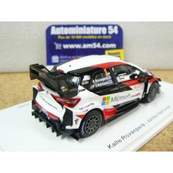 2020 Toyota Yaris WRC n°1 Rovanpera - Halttunen 1st Winner Artic Lapland Rally S6567 Spark Model