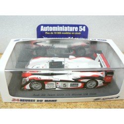 2004 Audi R8 Team goh n°5 Ara - Capello - Kristensen 1st winner  Le Mans 43LM04 Spark Model