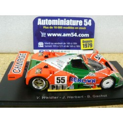 1991 Mazda 787B n°55 Weidler - Herbert - Gachot 1st Winner Le Mans 43LM91 Spark Model