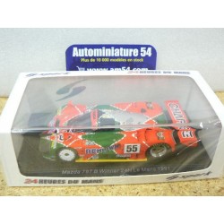 1991 Mazda 787B n°55 Weidler - Herbert - Gachot 1st Winner Le Mans 43LM91 Spark Model